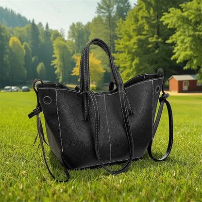 PU Leather Armpit Tote Bag – Large Capacity Women's Handbag
