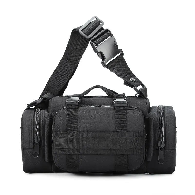 Camo Outdoor Crossbody Handbag Large Capacity Wear-Resistant Oxford Cloth Tactical One Shoulder
