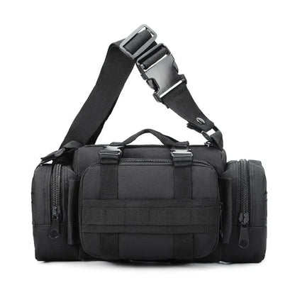 Camo Outdoor Crossbody Handbag Large Capacity Wear-Resistant Oxford Cloth Tactical One Shoulder