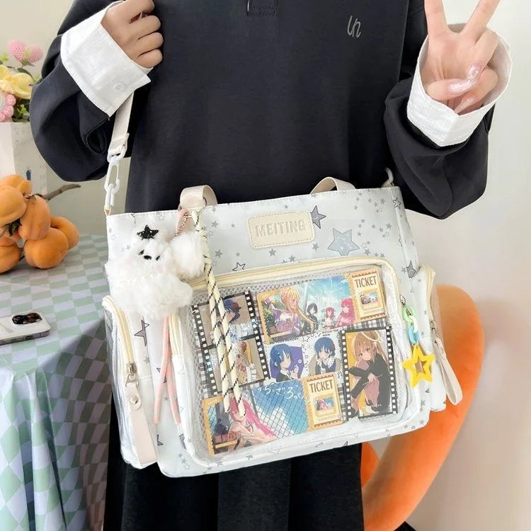 Ita Bag Transparent Window Tote for Anime & Lolita Fans
