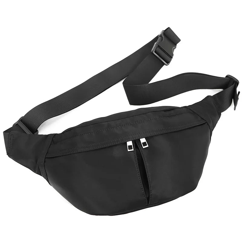Men S Crossbody Bag Japanese Women Nylon Waterproof Leisure Chest Light Commuting Small Waist
