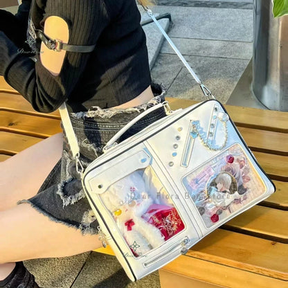 Ita Bag Transparent DIY Shoulder Bag – Y2K Crossbody