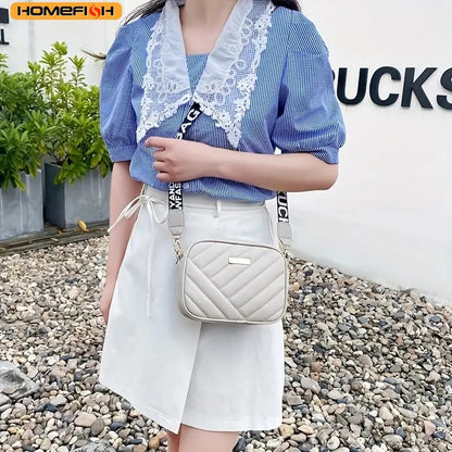 Homefish Pu Shoulder Bags Woman S Handbag Simple Crossbody Casual Messenger Bag Cool Phone