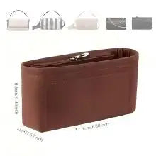Homefish Felt Insert Bag Organizer Makeup Organizers