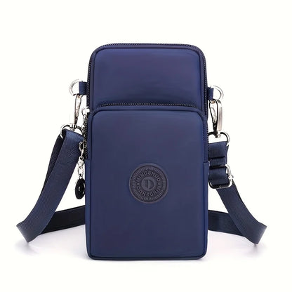 Crossbody Phone Bag for Women – Mini Oxford Wristlet Purse