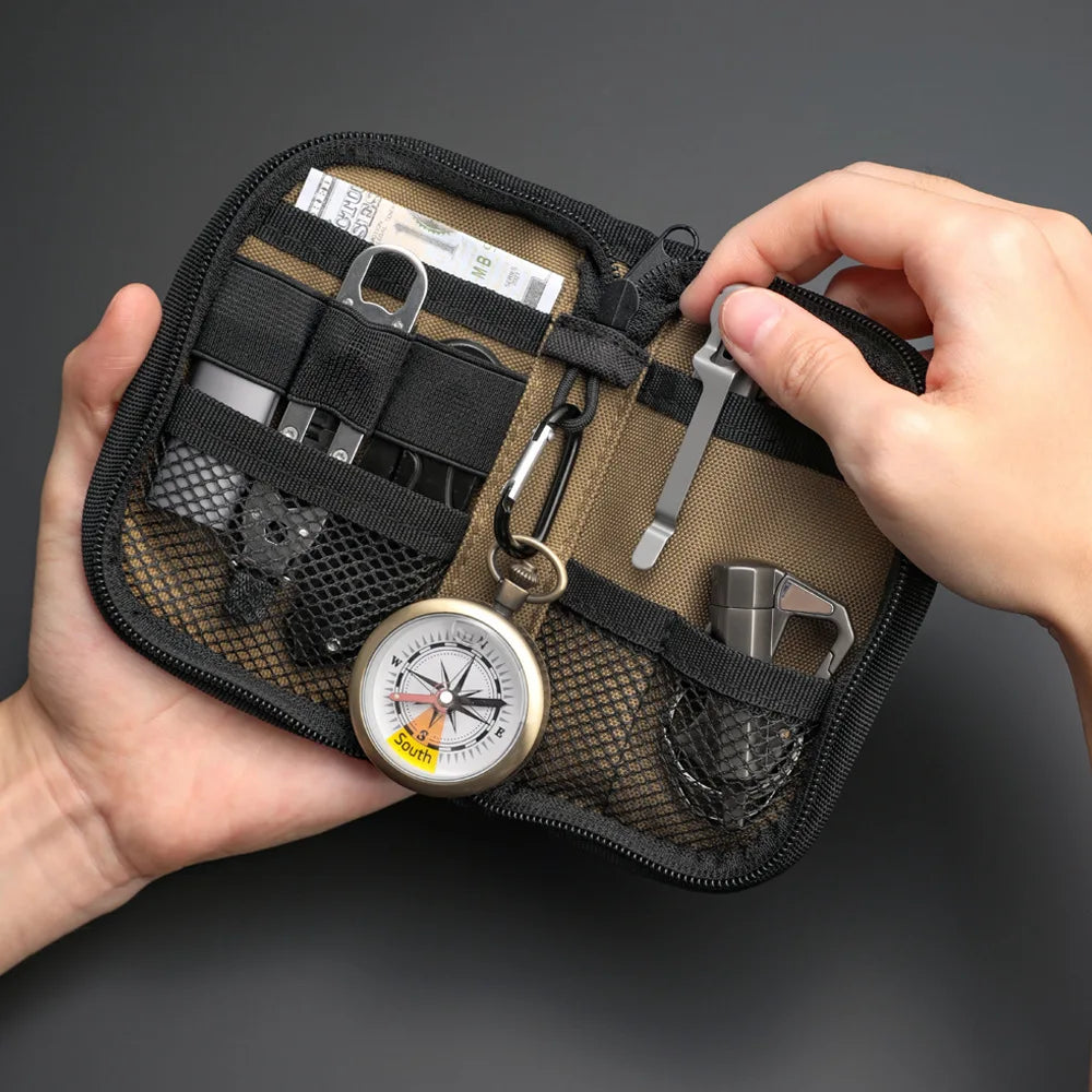 Portable Card Bag Wallet Multi-Purpose Edc Tool Storage Mini Daily