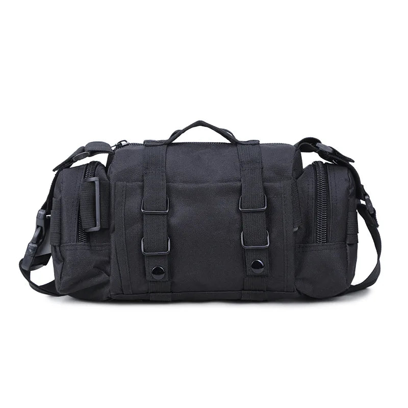 Camo Outdoor Crossbody Handbag Large Capacity Wear-Resistant Oxford Cloth Tactical One Shoulder