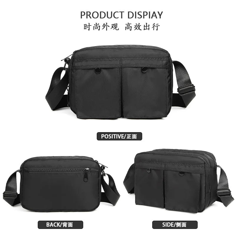 Waterproof Oxford Fabric Single-Shoulder Bag Casual Simple Crossbody Bag Men S Messenger Bag