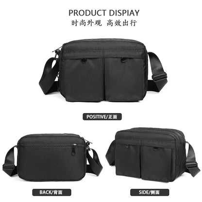 Waterproof Oxford Fabric Single-Shoulder Bag Casual Simple Crossbody Bag Men S Messenger Bag