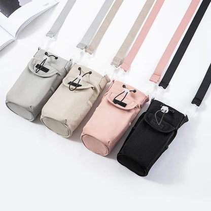 Water Cup Set Travel Portable Change Key Mobile Phone Slant Cross Bag Cycling Fitness Strap Mouth