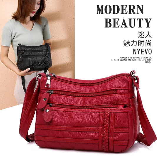 Large-Capacity Crossbody Bag Women S Crossbody Backpack - Soft