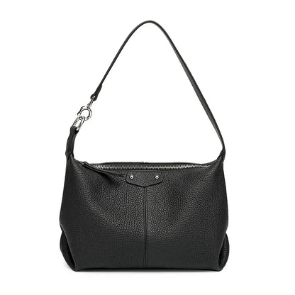Genuine Leather Ladies Hand-Held Tote Bag Large-Capacity Simple Commuting Crossbody Bag