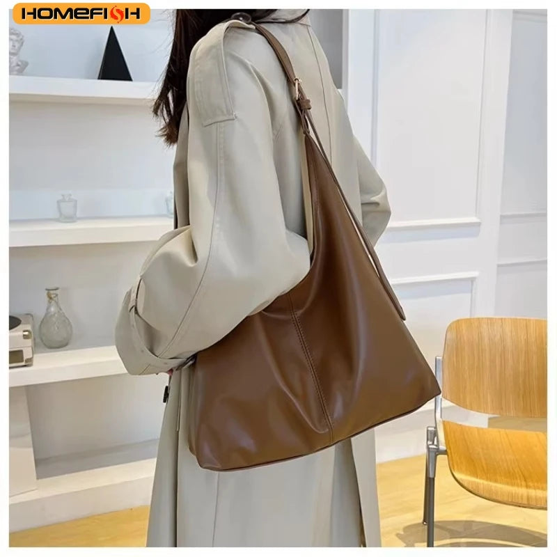 Homefish Women S Commuter Tote Bag Vintage Style Large-Capacity Hand-Held Shoulder Bag