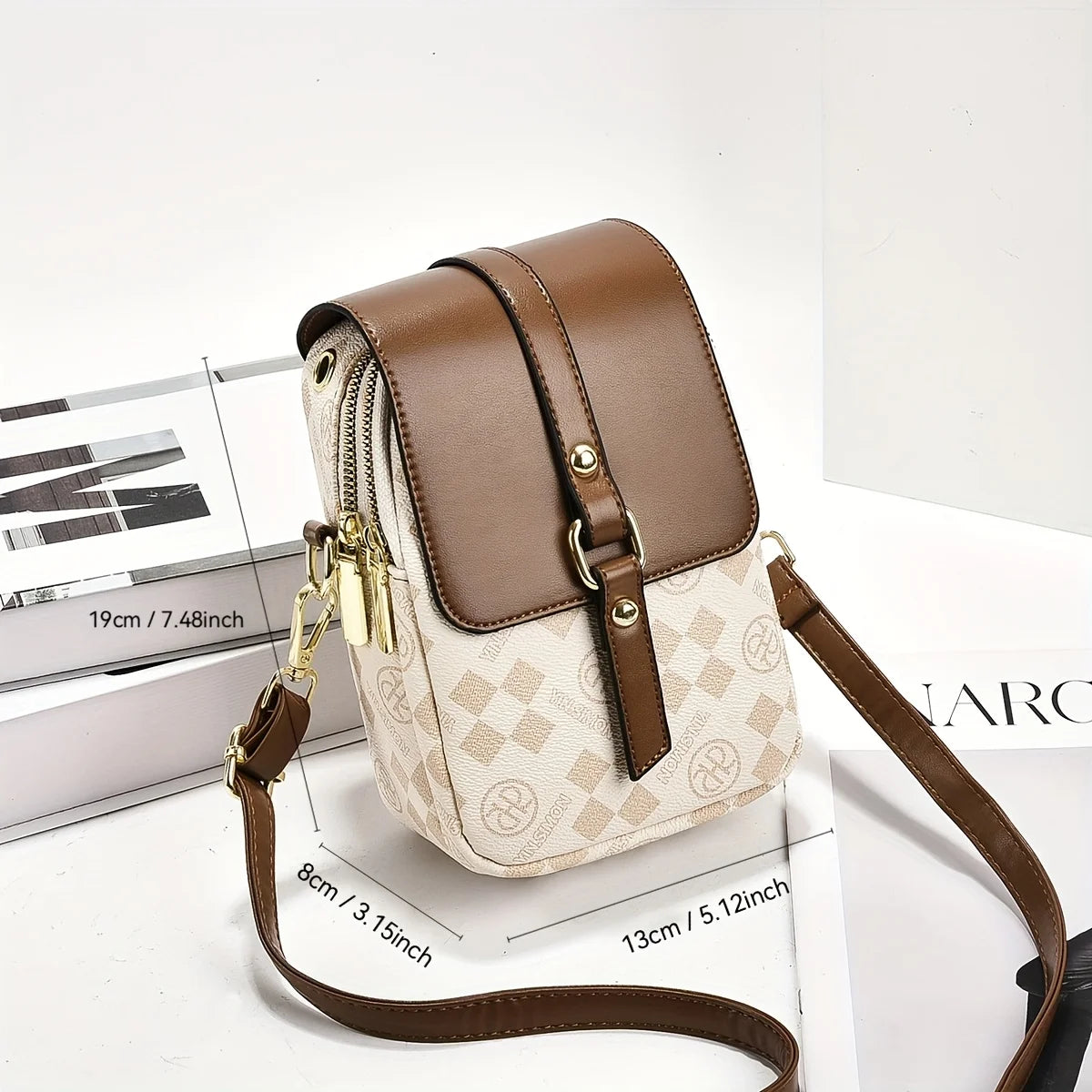 Multi Layer Practical Small Versatile Large Capacity Bag Women Lightweight Single Shoulder Chic