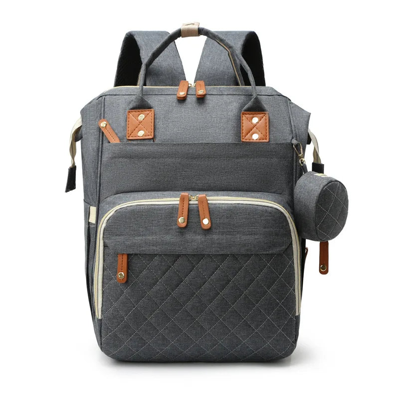 Large Diaper Bag Backpack – Multifunctional Mommy Bag with Insulated Pockets