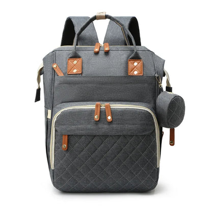 Large Diaper Bag Backpack – Multifunctional Mommy Bag with Insulated Pockets