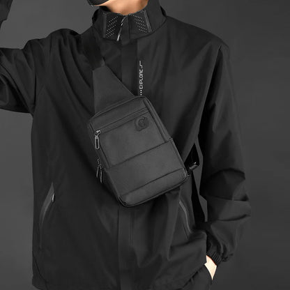 Simple Chest Bag Men S Cross-Body Shoulder Large Capacity Oblique Casual Waterproof - Waterproof