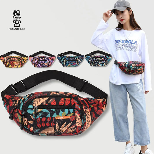 Women S Waist Bag Sling Shoulder Large Capacity Cycling Running Sports