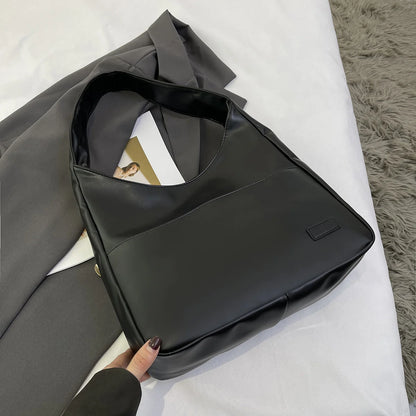 Large Capacity Tote Bag Trendy Simple Versatile Handbag Women S Shoulder Bags Commuting Fitness