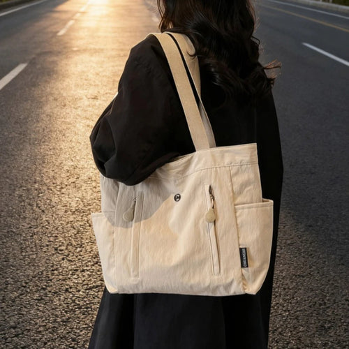 Waterproof Tote Bag for Women – Multi Pocket Large Capacity