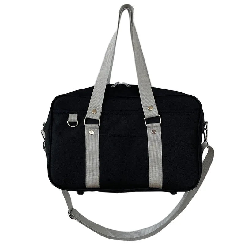 Japanese Schoolbag Women Handbag Shoulder Book Bag Jk Uniform Laptop Commuter Briefcase Comic Girl