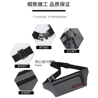 Men S Cross-Body Multi-Function Chest Bag Outdoor Sports Mobile Phone Light Women Shoulder