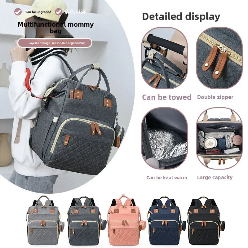 Large Capacity Diaper Bag Backpack with Padded Straps