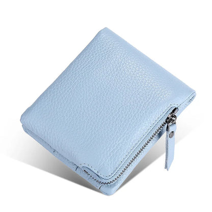 Top-Grain Cowhide Men S Wallet Business Wallet Loose Change Coin Storage