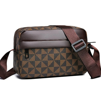 Checkered Square Crossbody Bag for Work & Casual Use