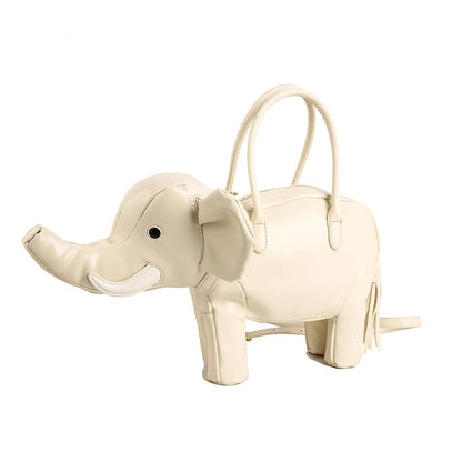 3d Stereo Elephant Handbags Creative Cartoon Animal Shape Crossbody Bags Funny Novelty Party Unique