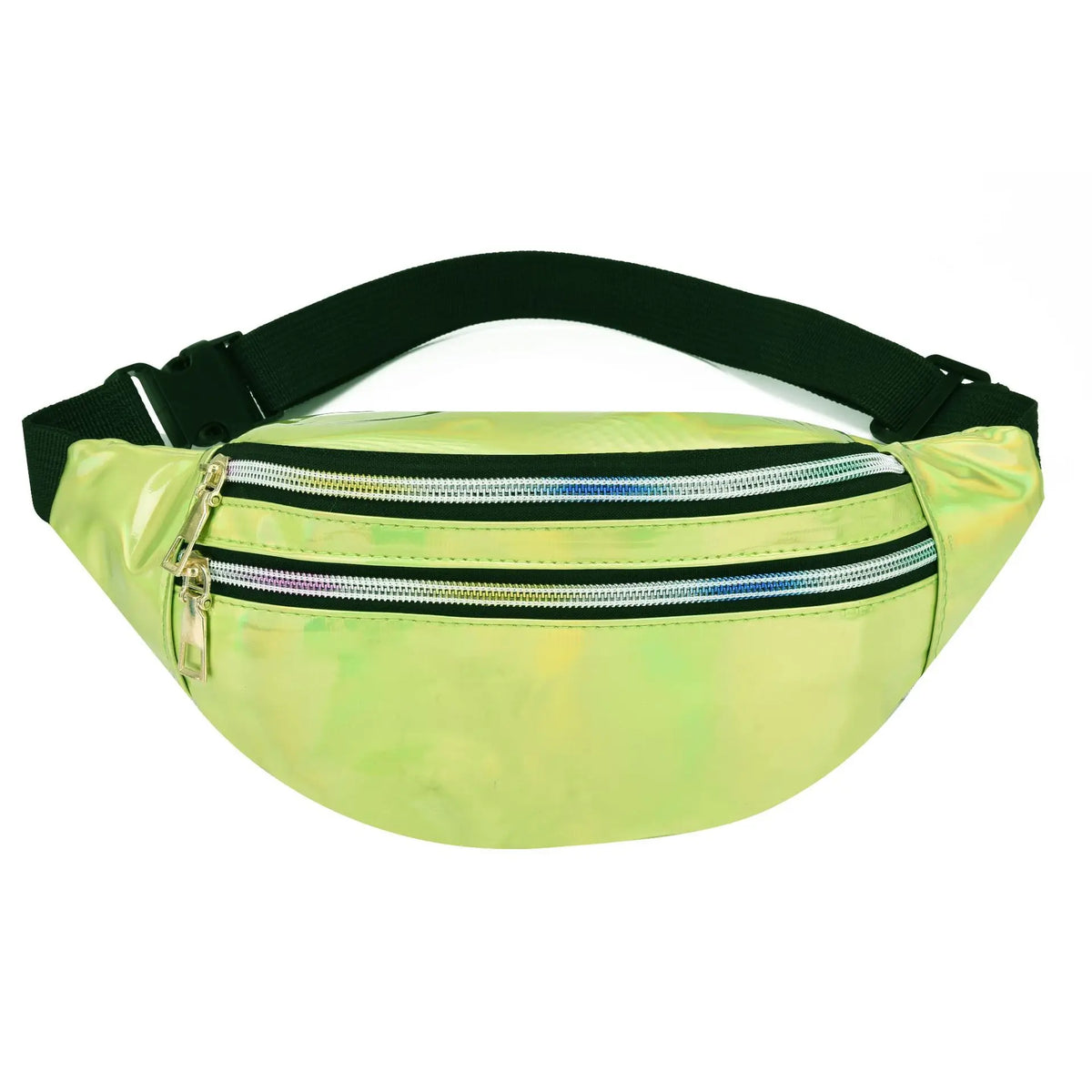 Ladies Laser Waist Bag Pu Multi-Function Color One Shoulder Sling Large Capacity Mobile Phone