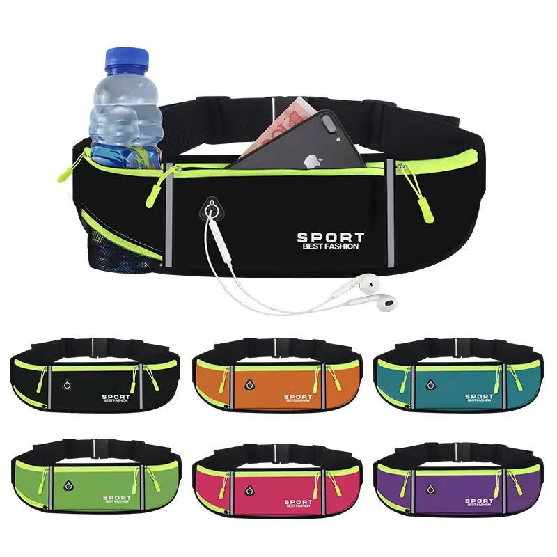 Outdoor Nylon Sports Waist Bag Running Phone Storage - Waterproof