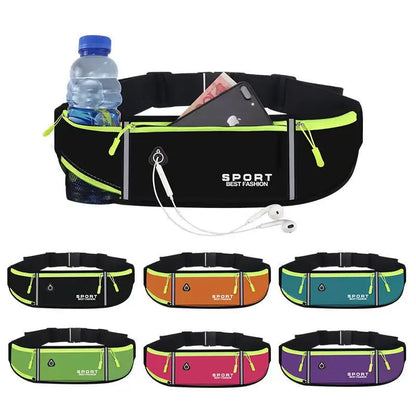 Outdoor Nylon Sports Waist Bag Running Phone Storage - Waterproof