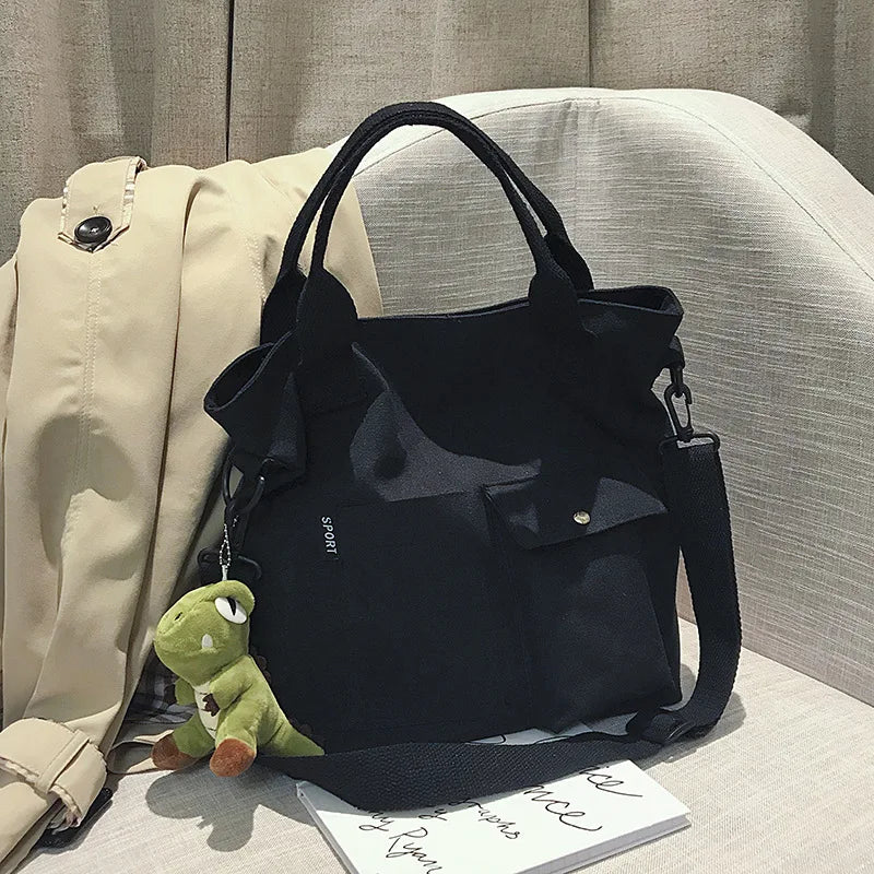 Canvas Tote Bag for Women – Shoulder & Crossbody Handbag