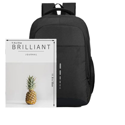 Homefish Mens Backpack Large Capacity Simple Travel Female Student Computerbag