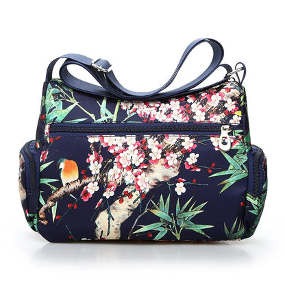 Crossbody Bag for Women – Lightweight Nylon Shoulder Purse with Multi-Pocket Design