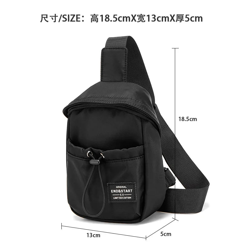 Mini Oxford cloth waterproof mobile phone storage large-capacity thin single-shoulder crossbody bag