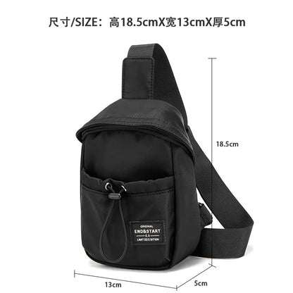 Mini Oxford cloth waterproof mobile phone storage large-capacity thin single-shoulder crossbody bag