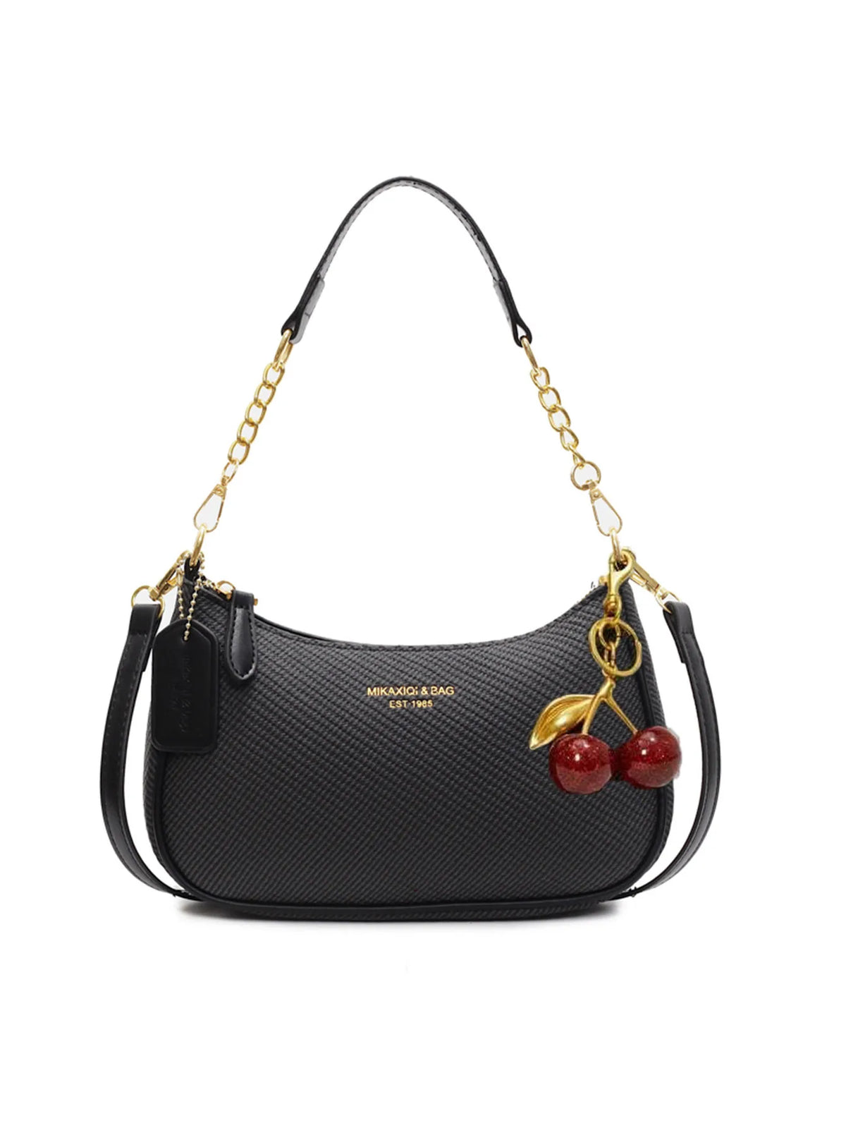 Monogram Shoulder Bag – Cherry Charm Mini Underarm Purse