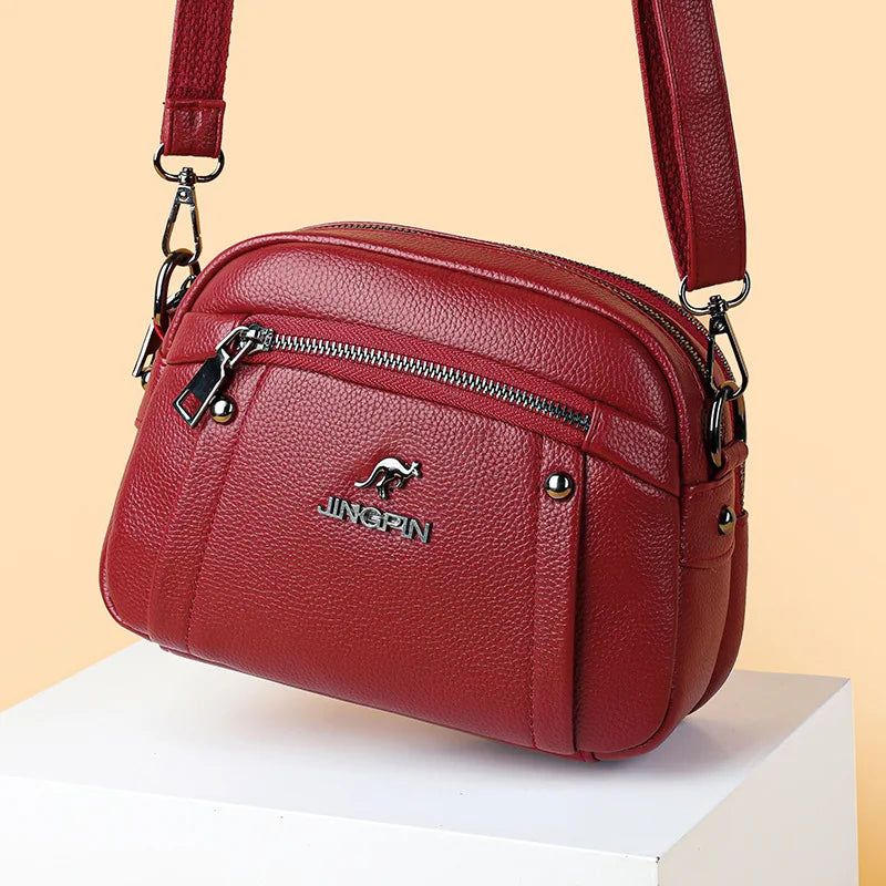 Women's Crossbody Bag – Water-Resistant Soft Leather Shoulder Bag