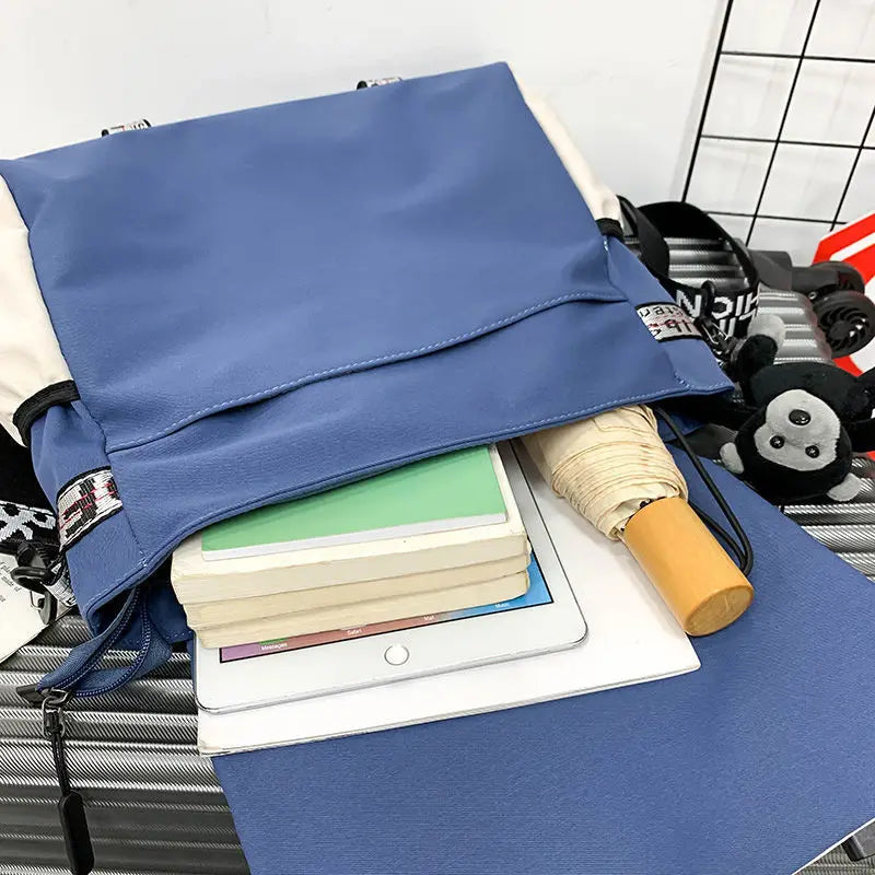 Messenger Bag – Large Capacity Canvas Shoulder Bag for School and Casual Use
