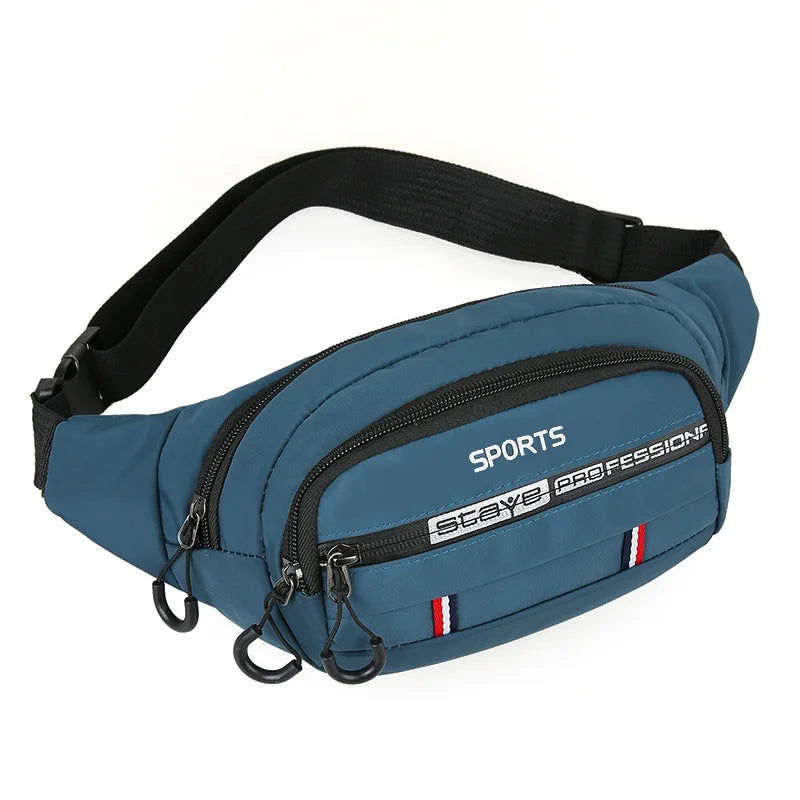 Couple Single-Shoulder Crossbody Bag Large-Capacity Oxford Fabric Wear-Resistant Chest Bag