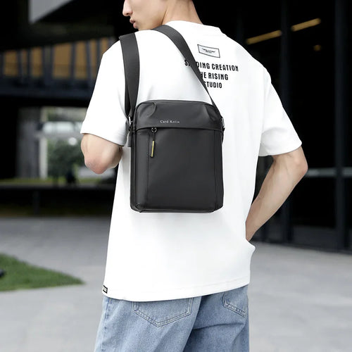 Casual Shoulder Men S Bag Nylon Waterproof Cross-Body Business Large Capacity Backpack - Waterproof