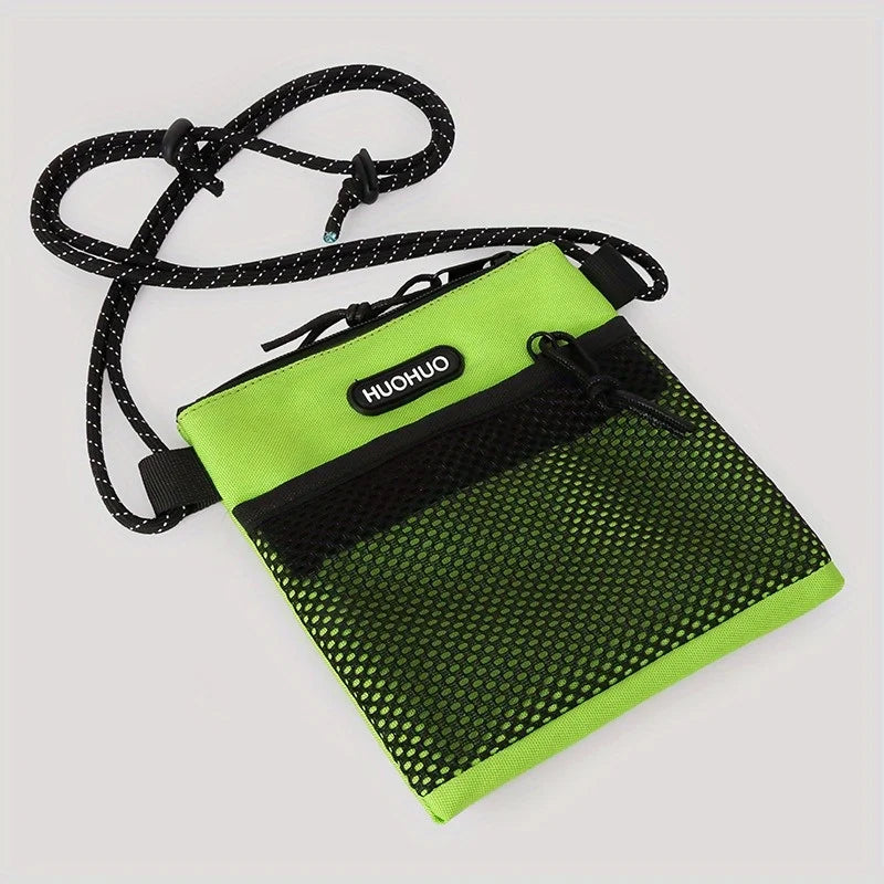 Sports Mesh Crossbody Phone Bag Cycling Mini Shoulder Bag