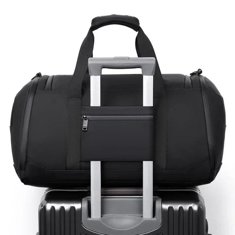Large Capacity Travel Tote Bag Unisex Sports Gym Storage Organizer Multiple Pockets Men Women