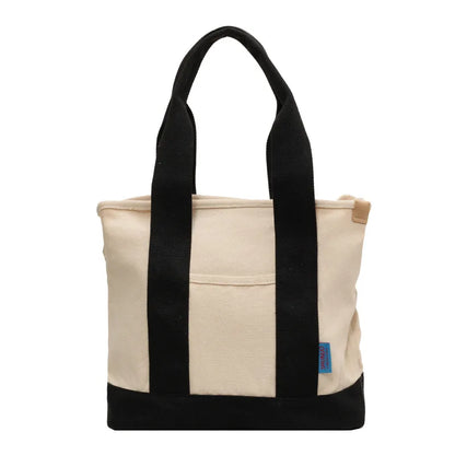Simple Colorblock Crossbody Bag Large Capacity Shoulder Bag