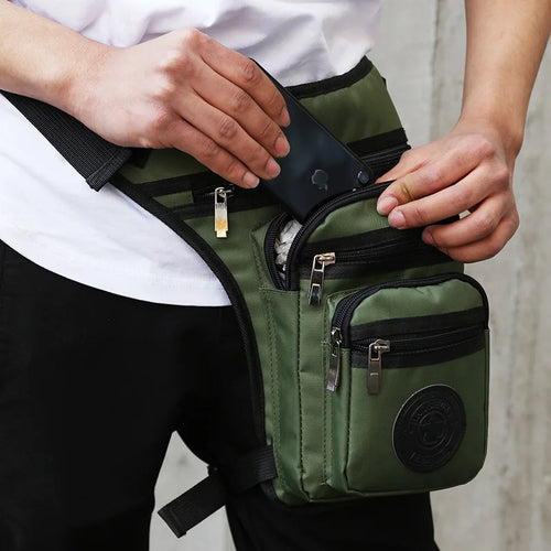 Riding Waist Leg Bag Multi-Function Tactics Mountaineering Outdoor Fishing Men S Sports Crossbody
