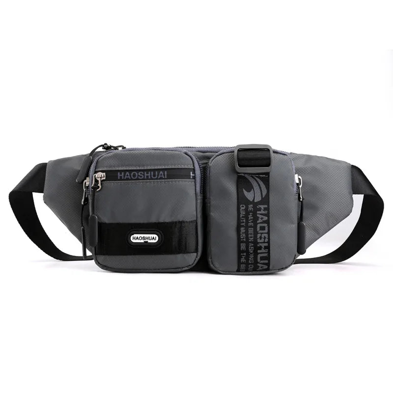 Outdoor Men S Waist Bag Cross-Body Chest Close Running Sports Cashier Storage