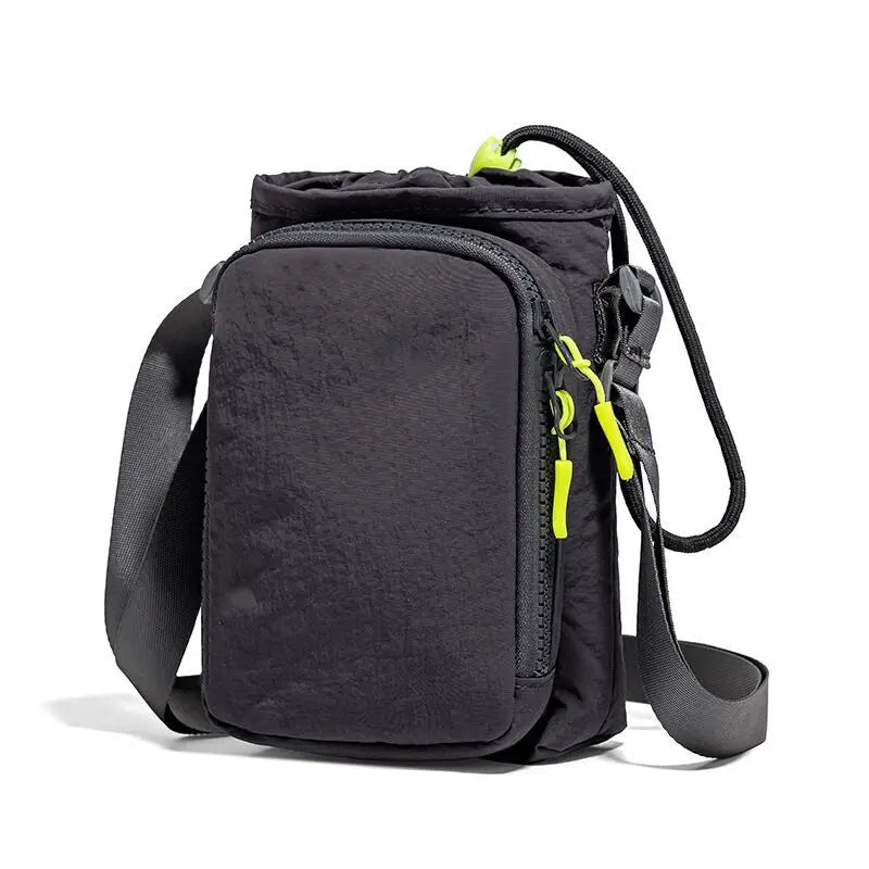 Crossbody Sling Bag with Water Bottle Holder & Phone Pocket