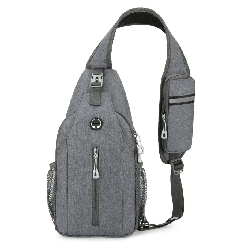 Men S Outdoor Shoulder Bag Casual Wear Resistant Scratch Anti Spill Crossbody